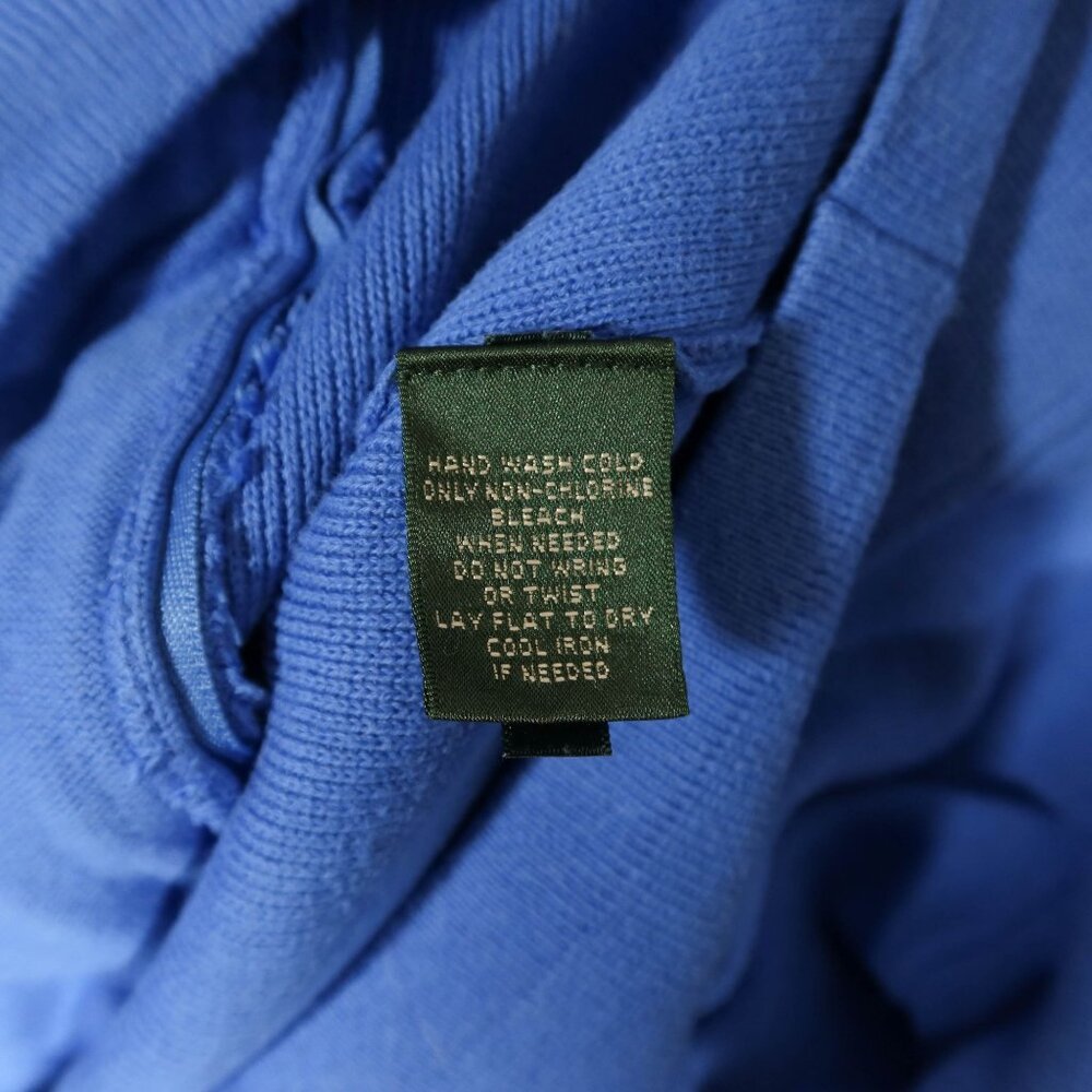 LAUREN RALPH LAUREN Full Zip Cotton Sweater Jacket Size 1X Preppy Classic - Picture 6 of 6